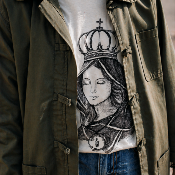 T-shirt - Madonuccia enfants (Grand dessin)