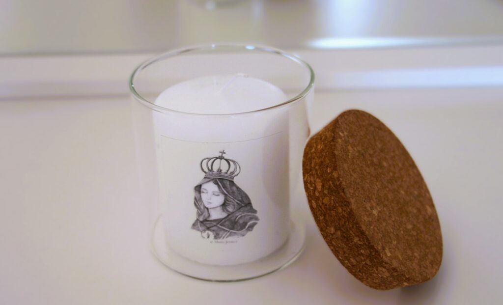 Bougie Blanche Madonuccia